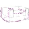 VidaXL Canapé pour enfants rose 50x40x26,5 cm velours, mini canapé, mini canapé-chaise, mini canapé pour enfants, canapé de 3196339