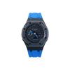Casio Herren Flüssigkristall/Analog Dual-Display Serie Schwarze Uhr GA-2100-7A-