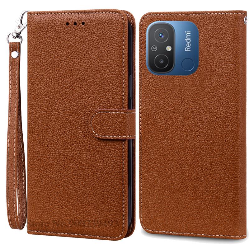 Für Redmi 12C Hülle Weiche Silikon Leder Brieftasche Flip Case Für Xiaomi Redmi 12C Hülle Handyhülle Redmi12C Redmi 12 C Fundas Coque