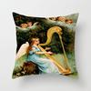 Christmas Angel Santa Claus Pillow Cover Holiday Home Decor Sofa Cushion Cushion Cover