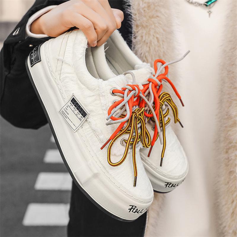 

AFANTING модный бренд модные новые хрустящие кроссовки Oreo с принтом снежинок модные повседневные парусиновые туфли мужские и женские одинаковые модные 44 бежевый