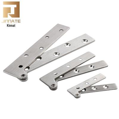 Stainless Steel 360° Rotating Concealed Chicken Beak Hinges - Top & Bottom Hardware Fittings