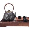 Hand-Forged Japanese Cast Iron Teapot for Gongfu Tea