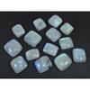 298Cts. Natural Rainbow Moonstone Octagon Cabochon Loose Gemstone 14Pcs Lot C-694