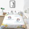 Home Bed Cover 3D Unicorn Themed Print Homes Bedding Quilt Cover Textiles Polyester Pillowcase Bedclothes