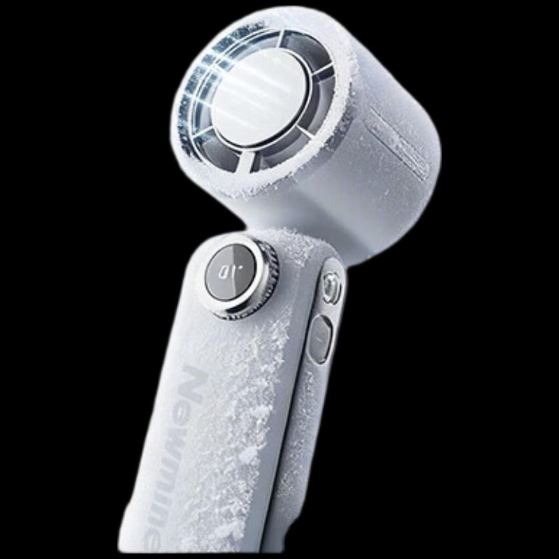 Newmine FS-16 High-Speed Portable Handheld & Desktop Cooling Fan, White