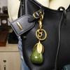 New Fruit Crystal Series Bag Hanging Pineapple Apple With Leaf Pear Bag Keychain Hardware Bag Accessory Exquisite Pendant Decors