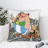 A-Asterix E-Et Obelix Manga Pillow Cover  Custom Cushion Cover Kawaii Pillow Case For Living Room Bed Chair