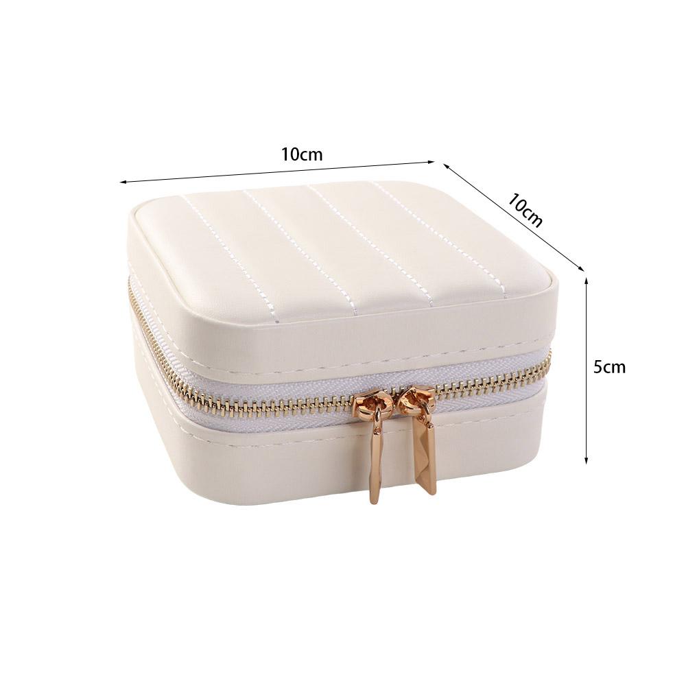 Lightweight Jewelry Storage Case Detachable Necklace Storage Box Mirror Jewelry Box Vacation