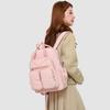 Modischer Damen-Rucksack, wasserdicht, Nylon, weicher Griff, solide, mehrere Taschen, Reise-Reißverschluss, feminine Schultaschen, Laptop-Rucksack