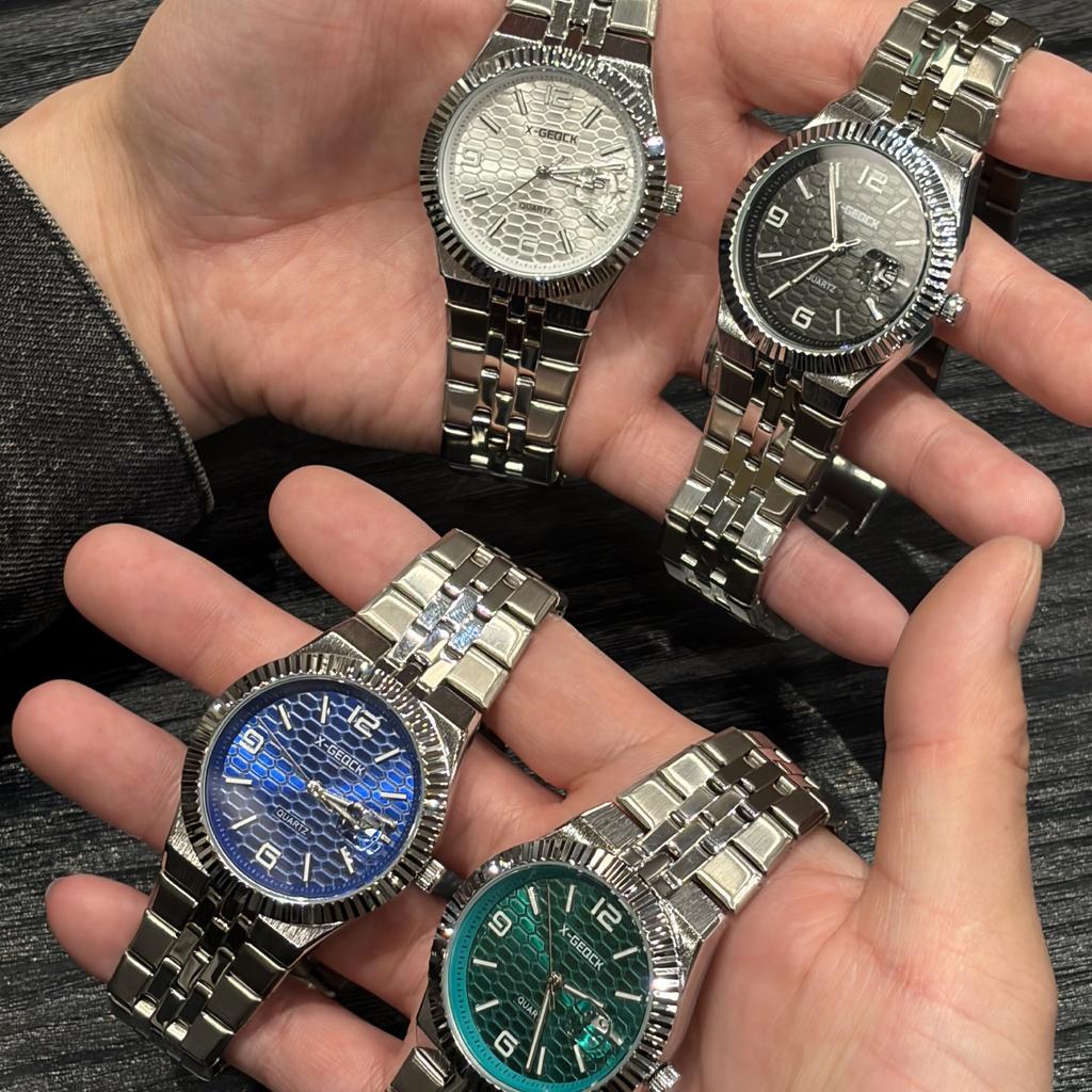 Watch Men'S Calendar Simple Fashion Premium Waterproof Steel Belt Quartz Luminous Tide Men'S Watch