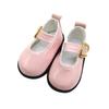 6-Point BJD 30cm Doll Leather Shoes, Flat Patent Leather, Casual Fit 4.7cm×2.5cm