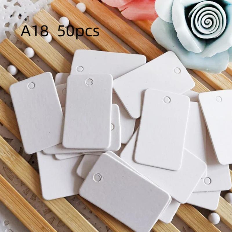 Thank You Tags 50Pcs Bronzing Stamping Black White Paper Card for Valentine's Day Gift Favor Retail Price Label