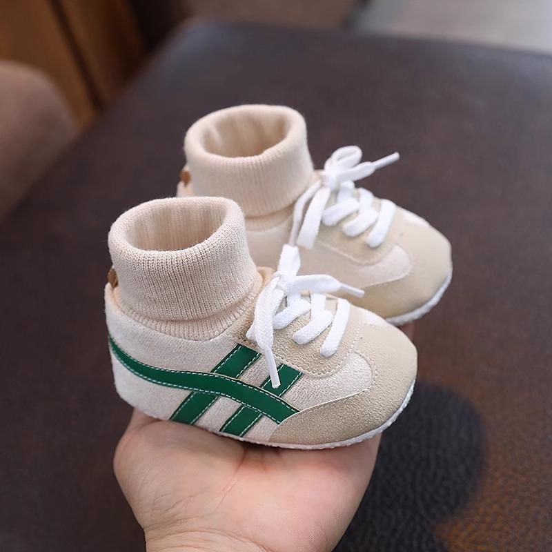 Baby Sock Shoes Autumn and Winter Baby Girls Boys Ankle-covered Style 0-1 Year Old Anti Slip Fashion Design Newborn Infant Shoes