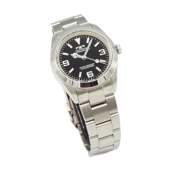 TECHNOS watch TECHNOS men s watch 36mm stainless steel 369 index TASM920ASB [parallel import goods]