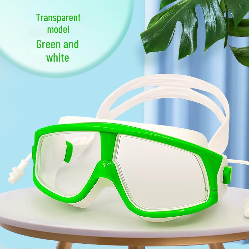 SEA WING Large Frame Kids Swimming Goggles with Earplugs