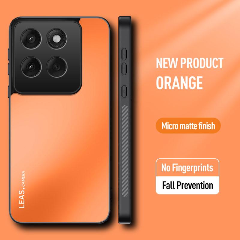 

EUCAGR For Motorola MOTO edge 70 ShockProof AG Frosted Soft TPU Matte Back Cover For Motorola MOTO edge70 Phone Case Coque edge 70 оранжевый