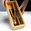 Large Capacity Bamboo Chopsticks Box Safety Tableware Spoon Storage Container  for Home