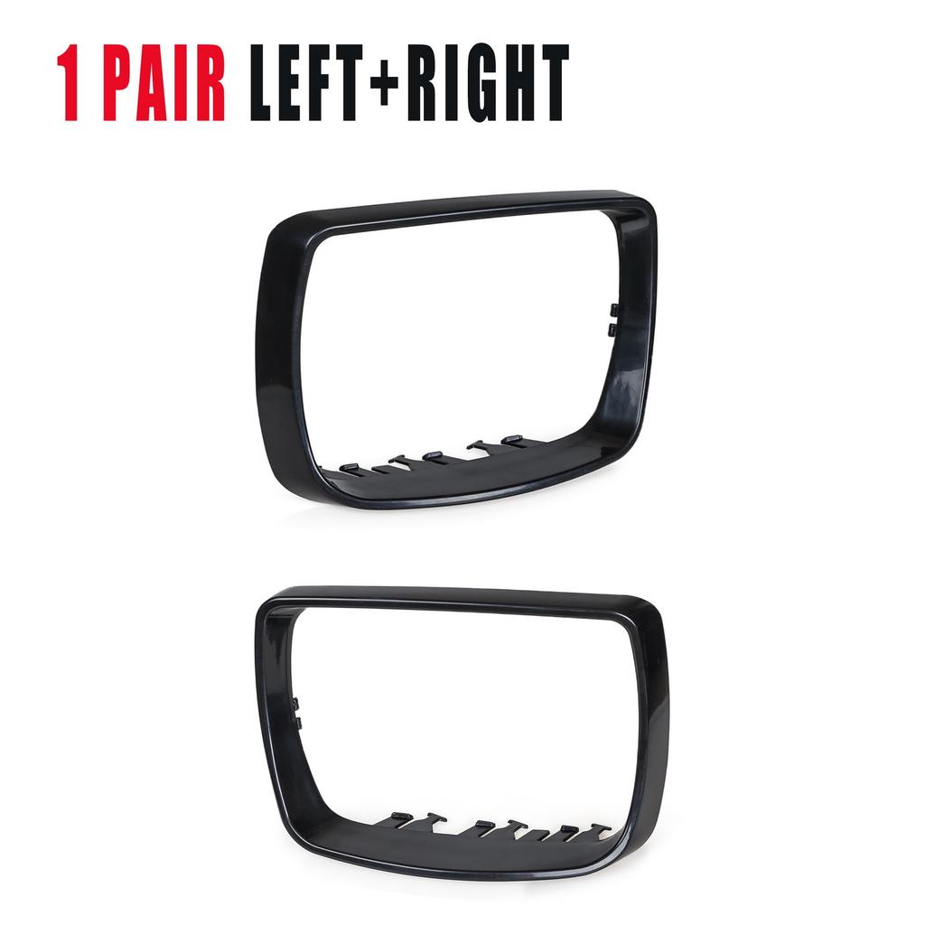 Rearview Mirror Trim Ring Housing Frame for BMW X5 2000-2006 (Reference Part Number: 51168254903, 51168254904)