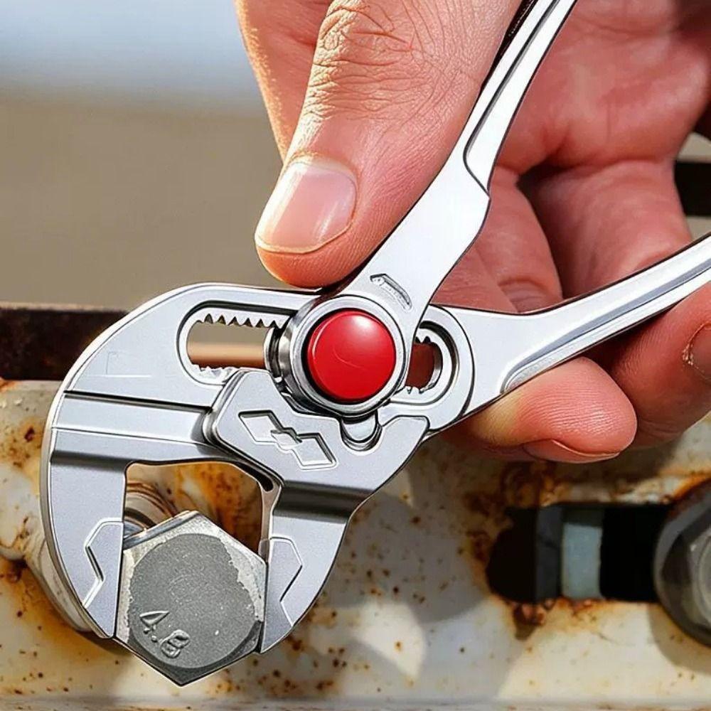 Chrome Vanadium Steel Water Pump Pliers Adjustable Multifunctional Tool Compact Miniature Pliers