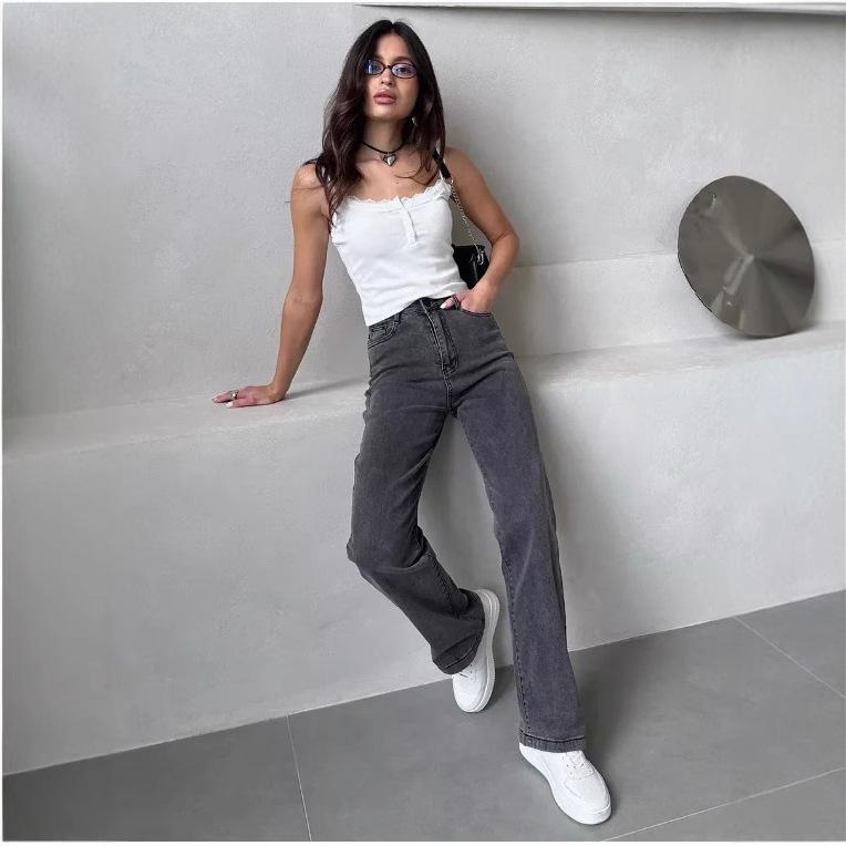 2025 Russian Women's Tall Jeans: New Fashion for Cross-border Dropshipping
