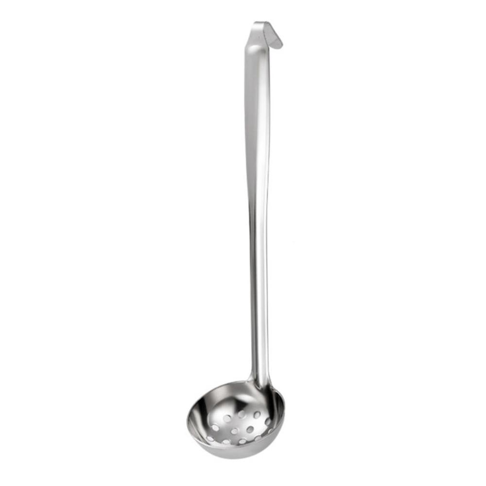 Rust-proof Soup Ladle Stainless Steel Slotted Spoon Practical Colander  Hotpot