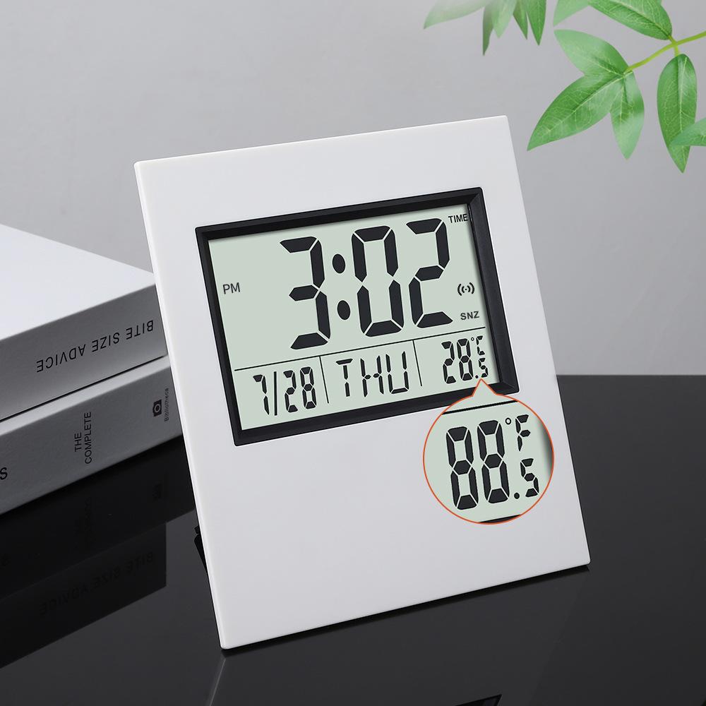 Large-screen Calendar Desk Clock Electronic Perpetual Calendar Digital Clock Living Room Vertical Clock Creative Alarm Clock