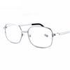 1 tk Fashion Unisex kerge kullast metallraamiga eakate prillid hüperoopiaprillid