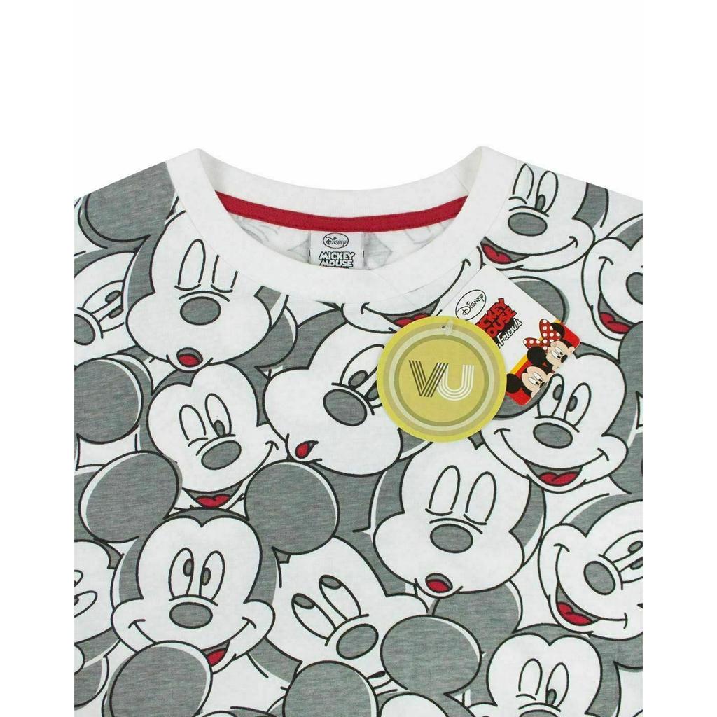 Mickey Mouse Mens Faces All-Over Print T-Shirt