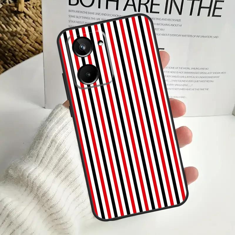 Milan Stylish Stripe Design For Realme 15 Pro 10 11 12 13 14 Pro Plus C67 C65 C63 C61 C55 C53 C51 C35 C71 C75 GT7 Case