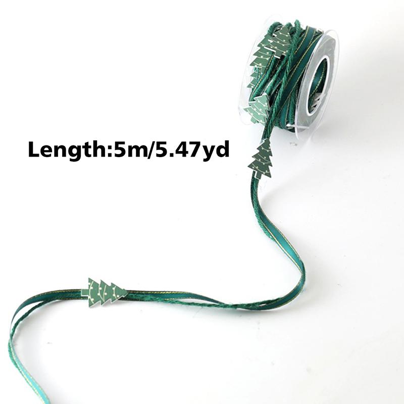 1Roll Brightly Colored Gifts Ribbons Flexible Christmas Decoration DIY Creative Handmade Durable Packaging