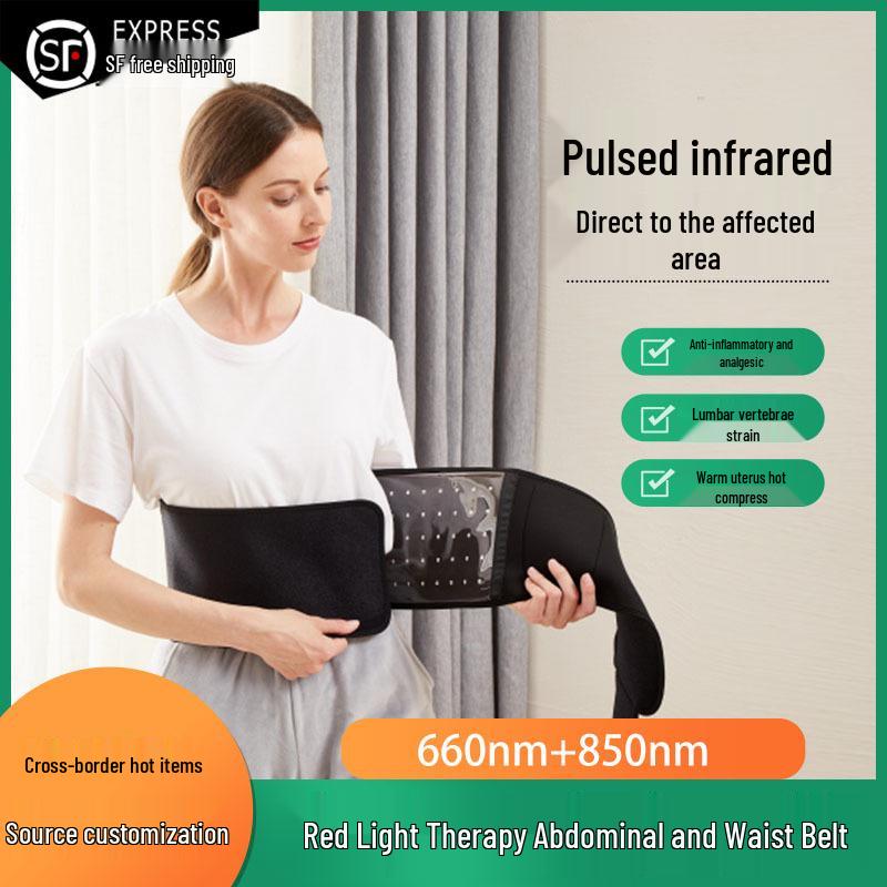 Infrared Waist Belt: Red Light Therapy for Back, Abdominal, and Uterine Pain Relief