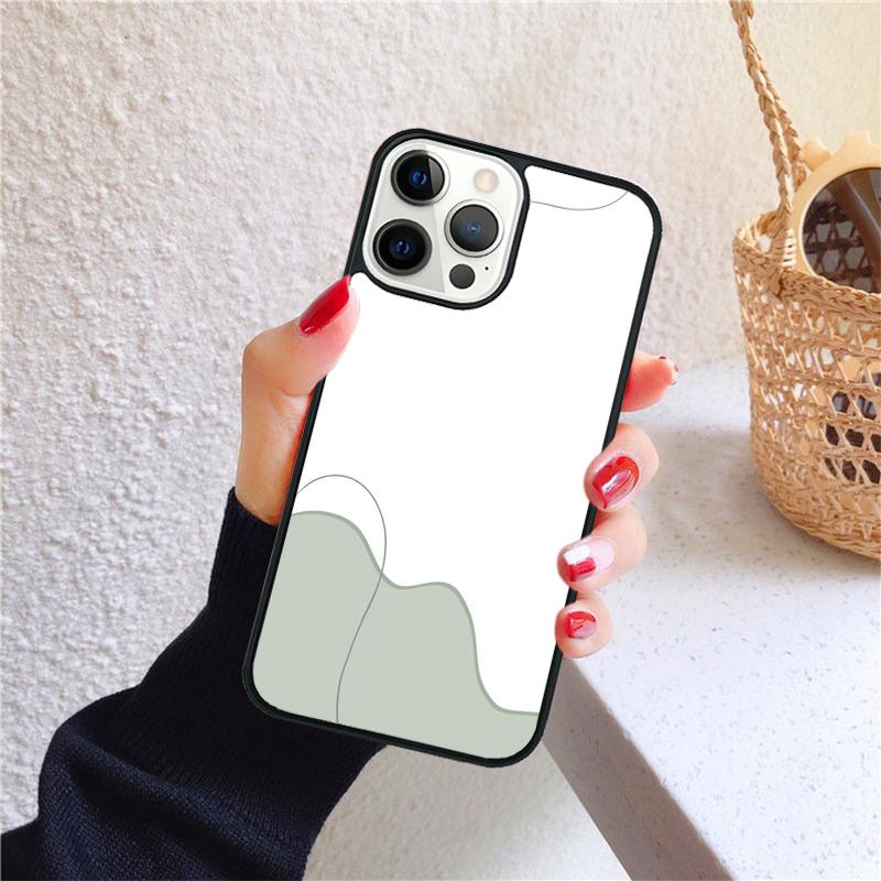 pastel aesthetic soft Phone Case Cover For iPhone 17 Air 16 15 14 12 13 Pro Max Plus coque Shell Fundas