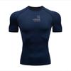 Fitness Sportswear Teenagers Moisture-Wicking T-shirt Graphic Tops Tight Training Clothes Breathable Slim Fit Compression Running Moisture-Wicking