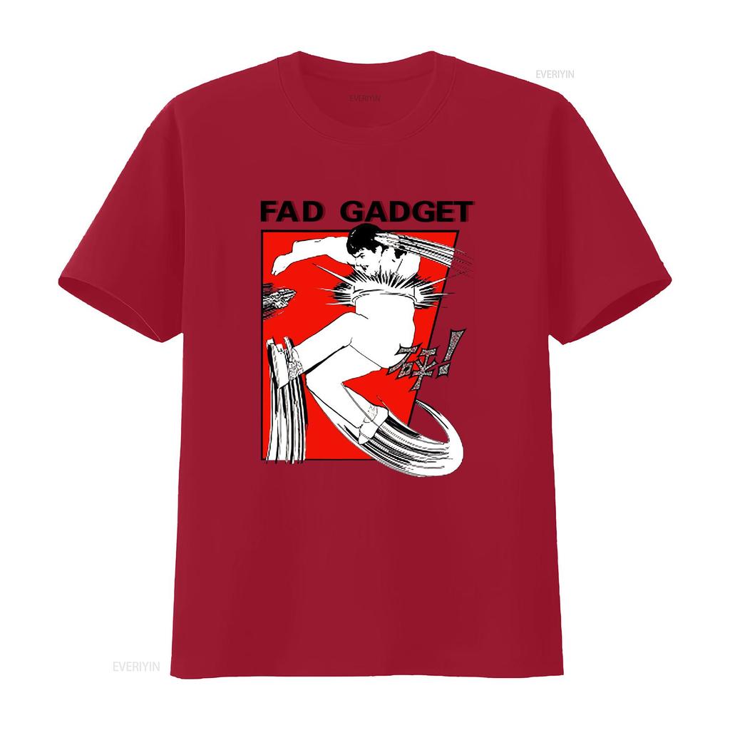 Fad Gadget Fireside Favourites New Wave Punk Music T Shirt 2076 Vintage Fashion Stylish Soft Versatile Streetwear