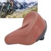 Comfortable Bike Seat for Women Men PVC Leather Shock Absorbing Foam Padded Bike Saddle Cushion Replacement for Mountain Road Bike