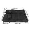 2‑In‑1 Multifunction Inflatable Travel Mattress PVC Flocking Soft Sleeping Rest Cushion Car Inflatable Bed for Car SUV