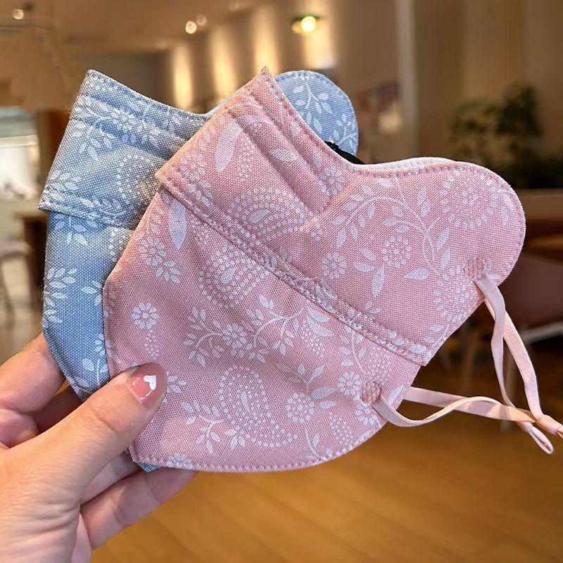 Winter Warm Cotton Mask for Women - Thickened, Open Mouth, Anti-Fog, Eye Corner Protection, Cold-Proof, Washable.