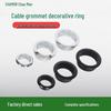 Cable Management Desk Grommet - Decorative Cover and Ring for Computer Furniture