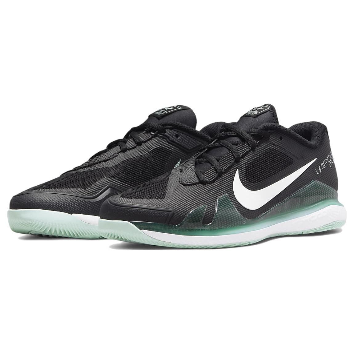NikeCourt Air Zoom Vapor Pro Black Mint Foam Мужские кроссовки белые CZ0220-009 40 — фото 3