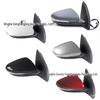 Compatible Rearview Mirror with Backup Camera for 2010-2014 Golf GTI (6-Wire, Reflective).
