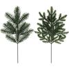 Artificial Christmas Pine Branches With Plastic Needles For Holiday Decor And Photography Props