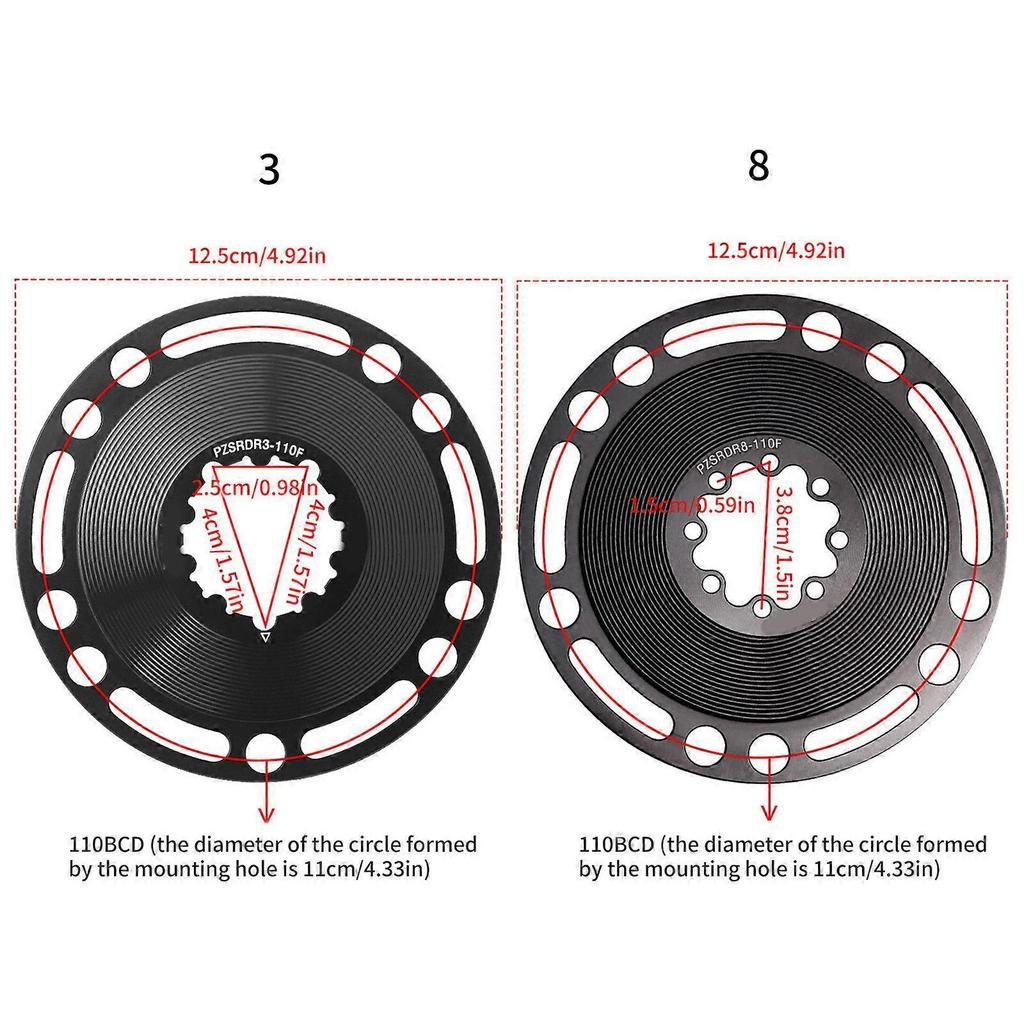 Light weight Round Tapers Crankset Chainwheel Aluminum Alloys Cranks Bike Part for Enhancing Cycling Efficiency