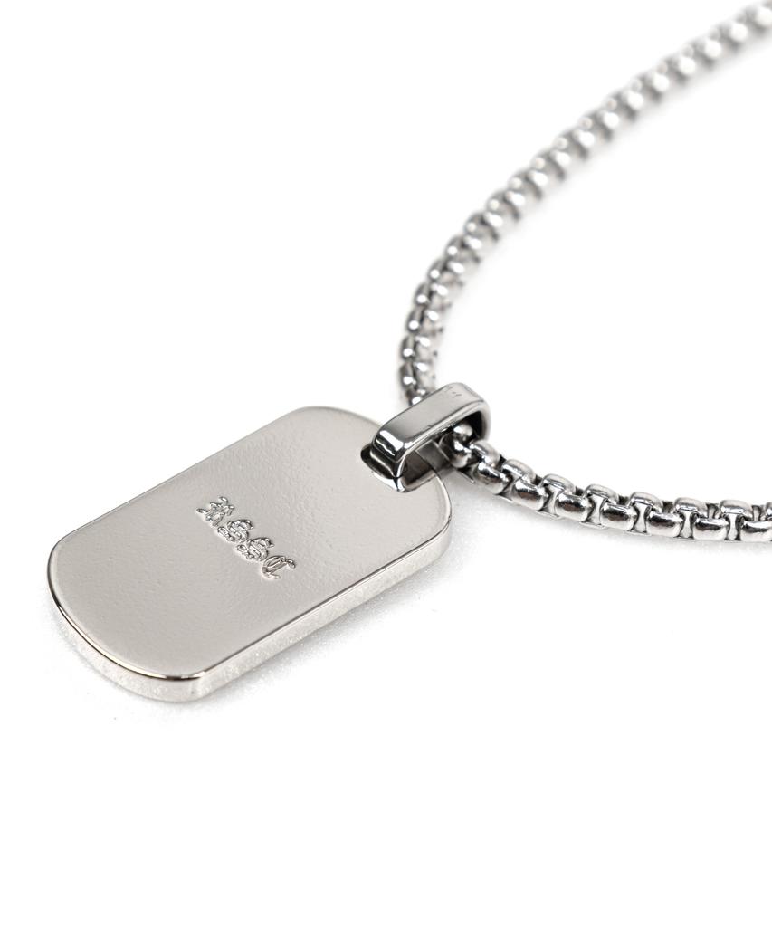 Rssc Enlarged Logo Necklace - Silver