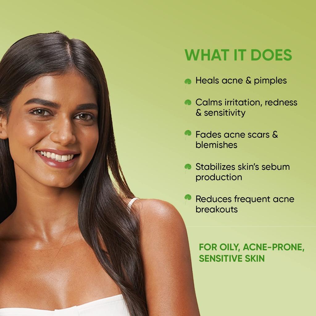 Dot & Key Cica Niacinamide Skincare Combo With Night Gel 60ml & Face Wash 100ml For Oily Blemish Prone Skin Care