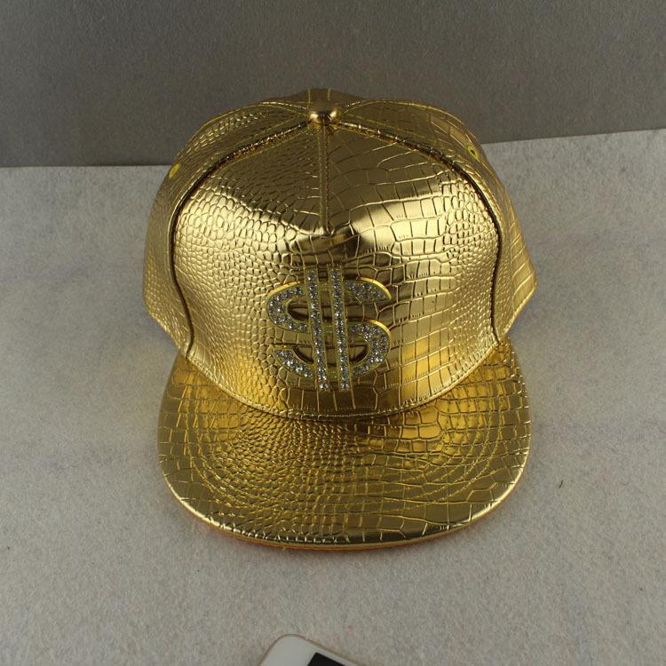 New Alligator Pattern Baseball Cap Alloy Dollar Trendy Brand Flat Edge Hat, Trendy Hip Hop Hat Franchise Agent