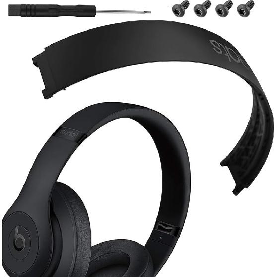Запасные части для оголовья Studio 3 Оригинальная верхняя дуга оголовья Аксессуары Ремонтный набор Совместимо с наушниками Studio3. (Матовый черный)