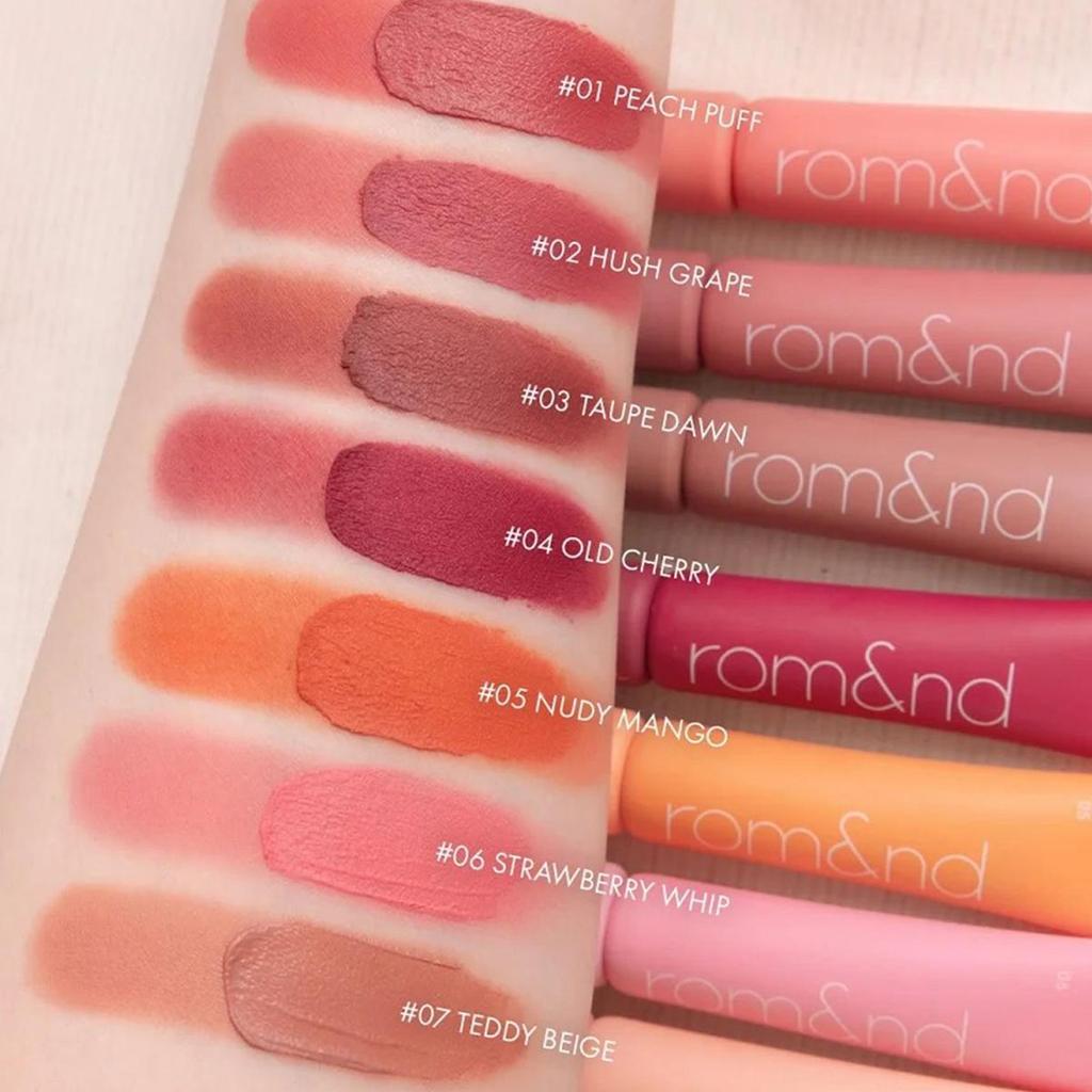 Rom&nd Romand COLOR LIP MATTE 8g/0.28oz (8 Color Options)