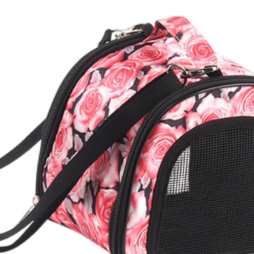 Hamster Carrier Bag Zipper Soft Breathable Adjustable Strap Pouch Transport Bag for Small Animals Rabbits Rats Hamster Squirrel