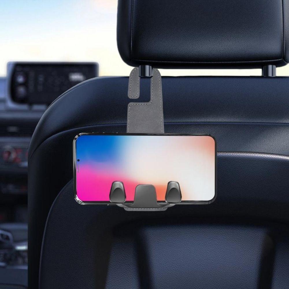 2 Pcs Headrest Hanger Metal Hook Organizer Storage Hanger Sturdy Car Seat Headrest Hook  Rear Seat